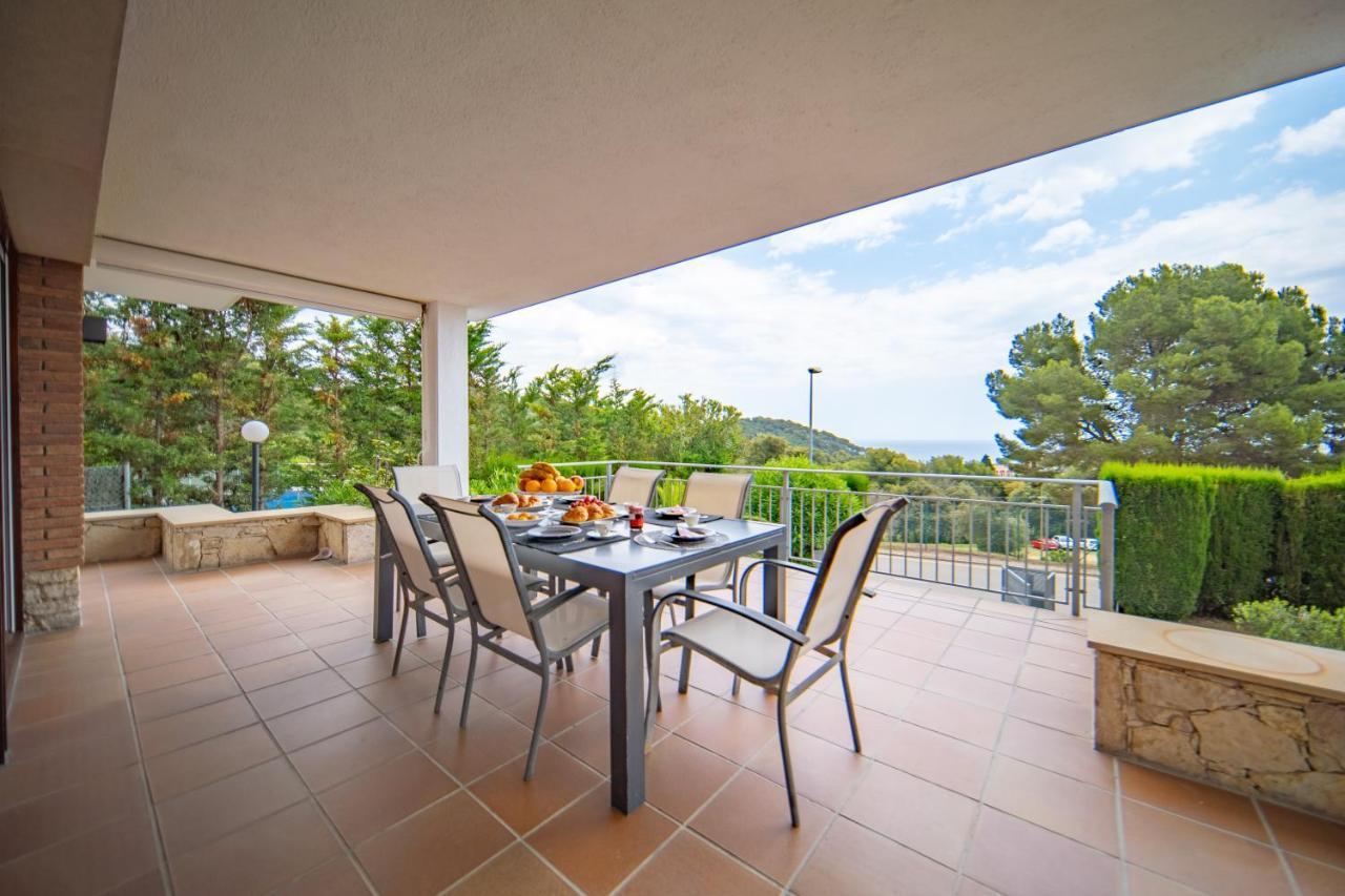 Villa Santa Cristina Lux, Ideal Familias, Frente Al Mar - Cala Treumal Blanes Buitenkant foto
