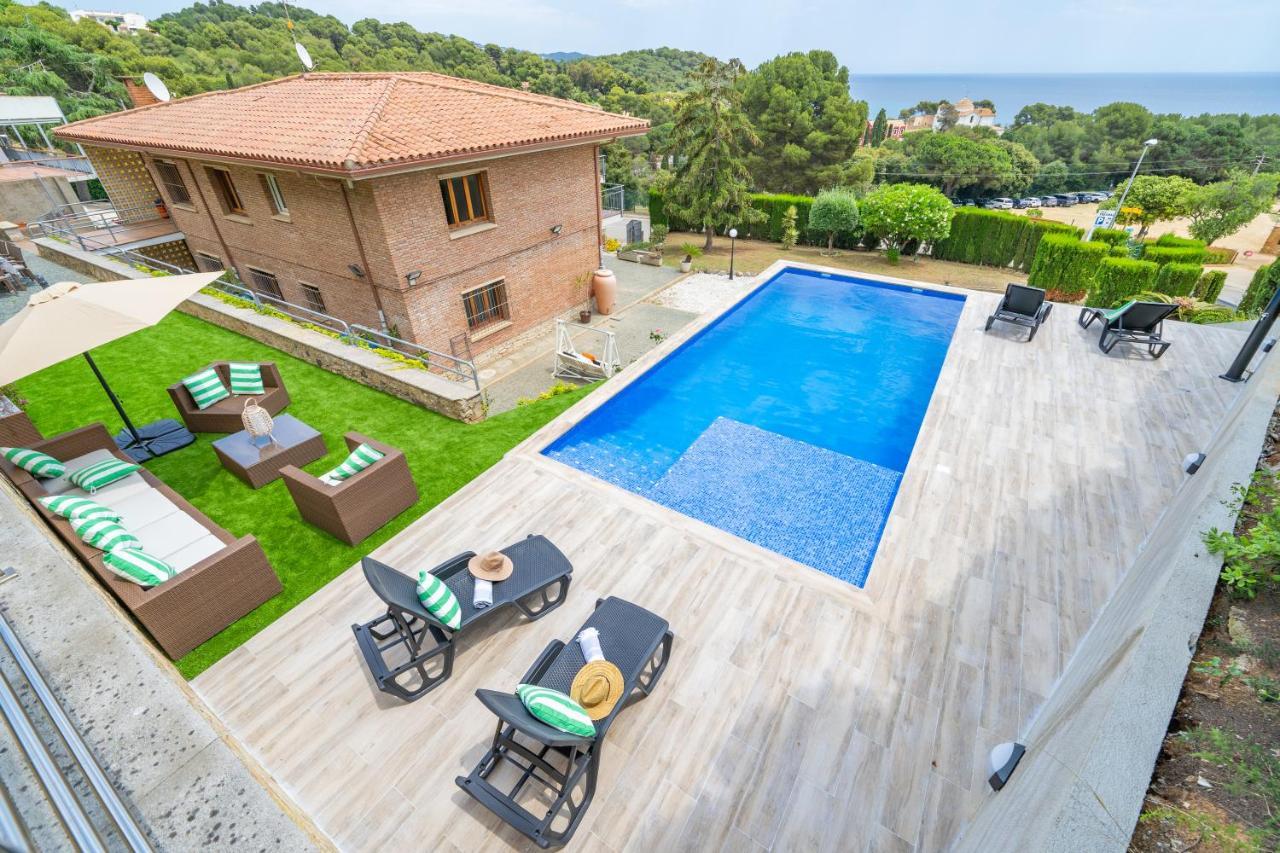 Villa Santa Cristina Lux, Ideal Familias, Frente Al Mar - Cala Treumal Blanes Buitenkant foto