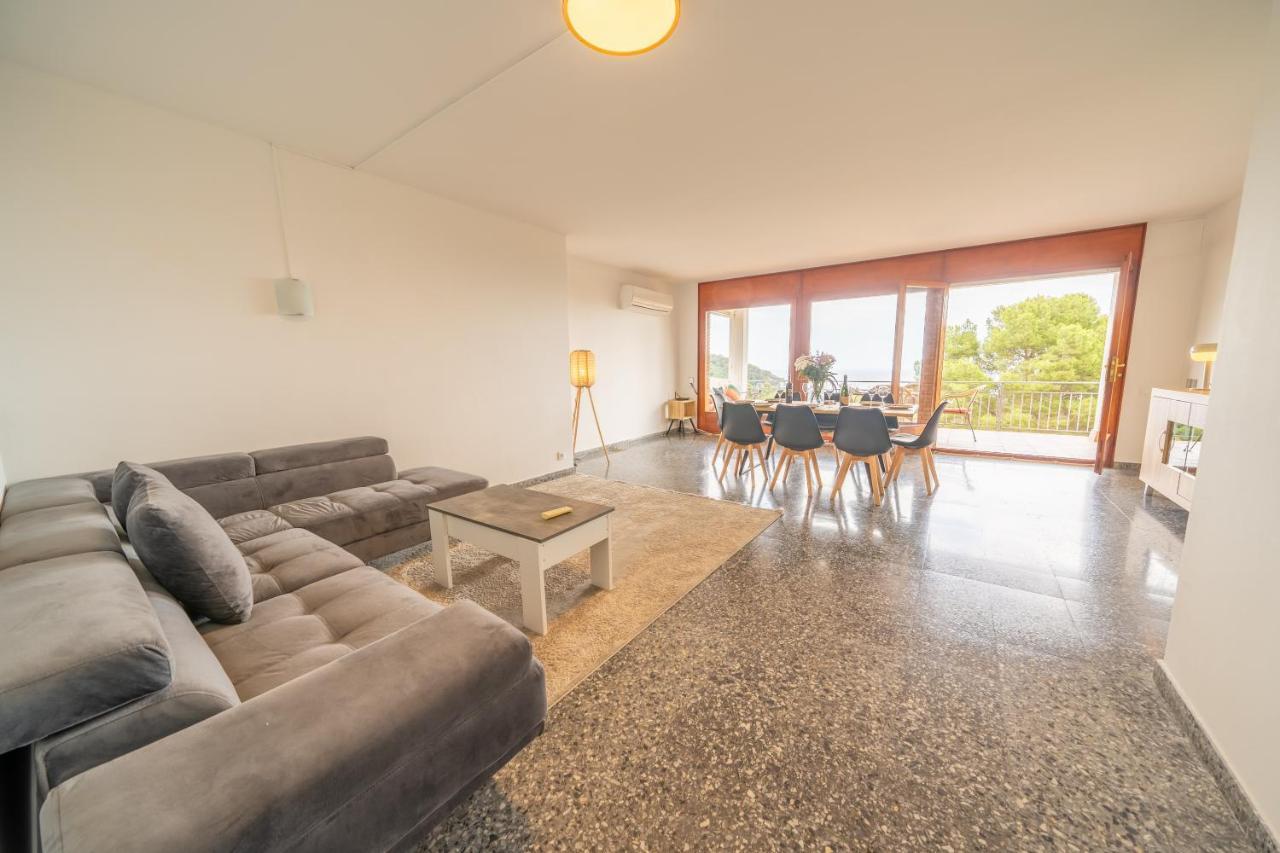 Villa Santa Cristina Lux, Ideal Familias, Frente Al Mar - Cala Treumal Blanes Buitenkant foto