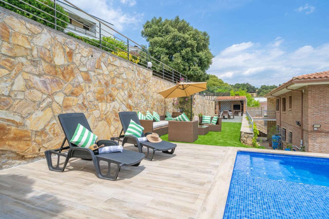 Villa Santa Cristina Lux, Ideal Familias, Frente Al Mar - Cala Treumal Blanes Buitenkant foto