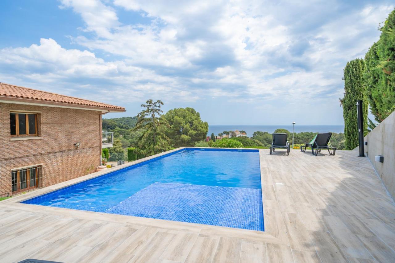Villa Santa Cristina Lux, Ideal Familias, Frente Al Mar - Cala Treumal Blanes Buitenkant foto