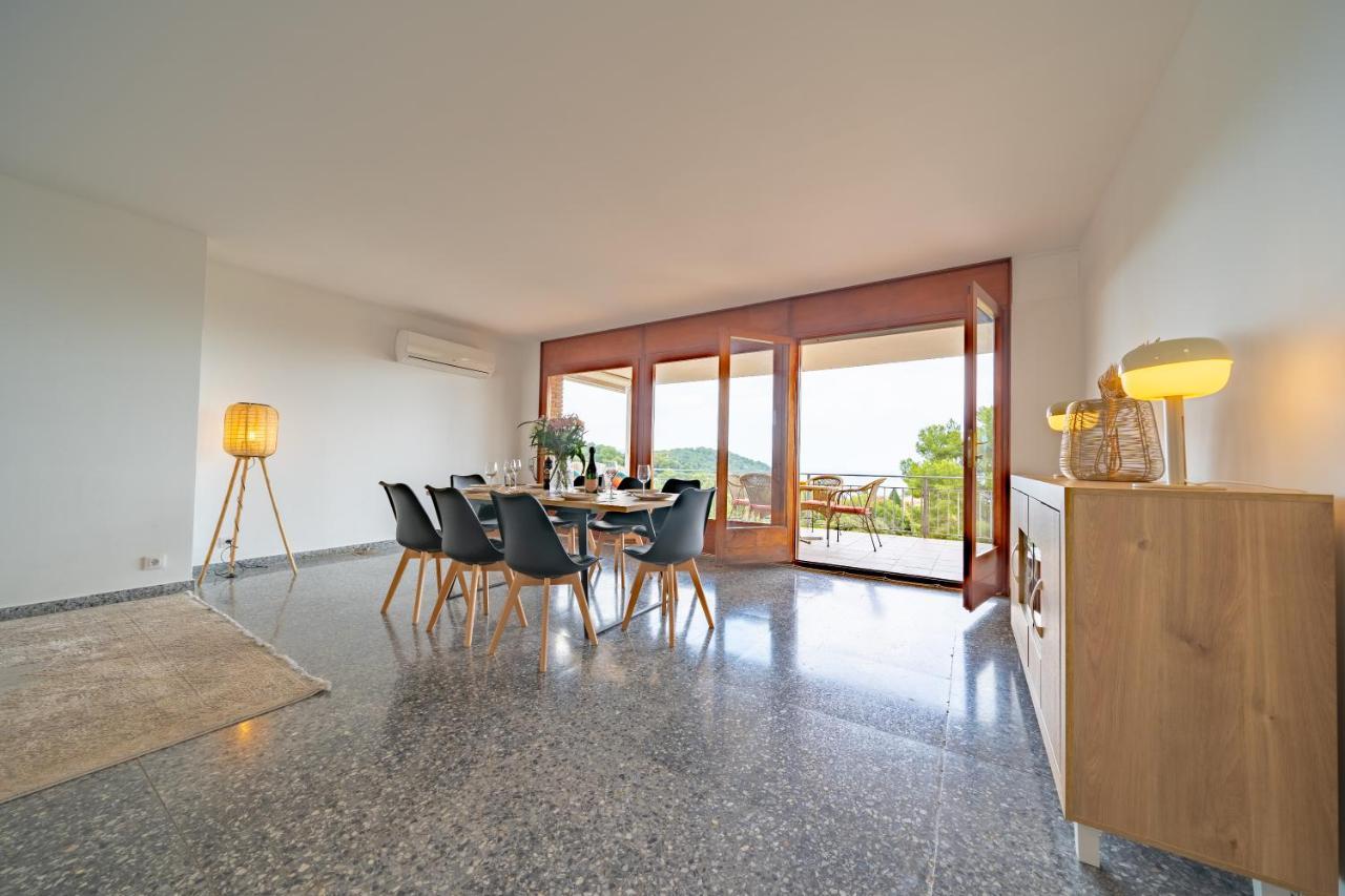 Villa Santa Cristina Lux, Ideal Familias, Frente Al Mar - Cala Treumal Blanes Buitenkant foto