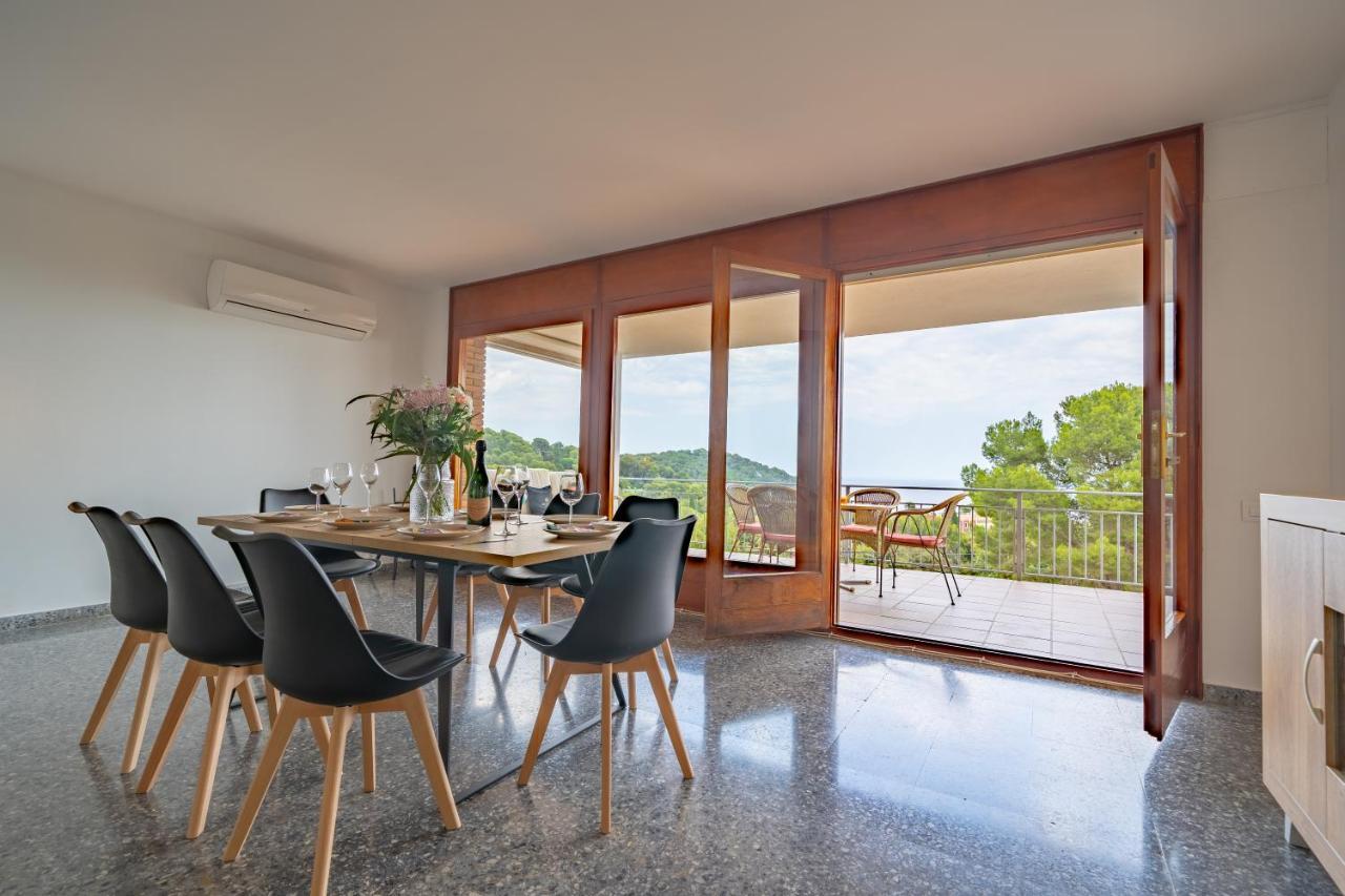 Villa Santa Cristina Lux, Ideal Familias, Frente Al Mar - Cala Treumal Blanes Buitenkant foto