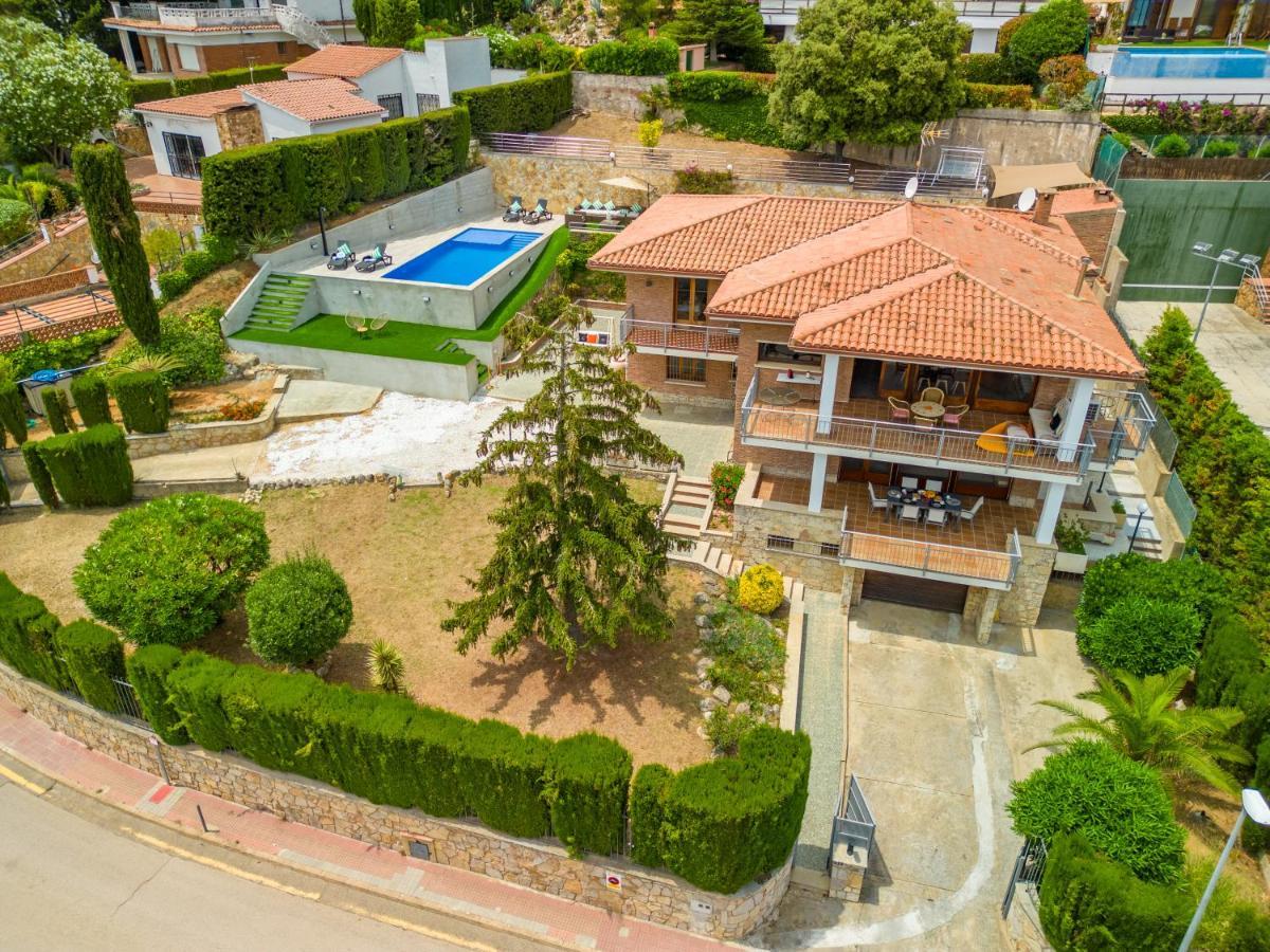 Villa Santa Cristina Lux, Ideal Familias, Frente Al Mar - Cala Treumal Blanes Buitenkant foto