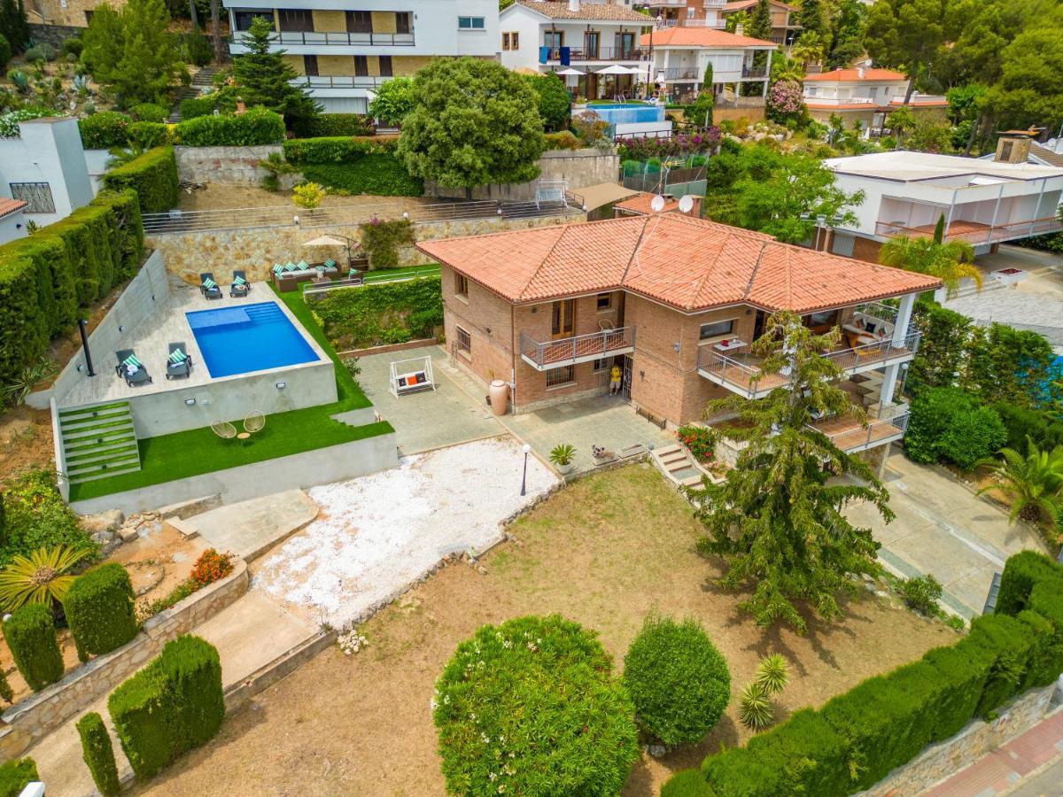 Villa Santa Cristina Lux, Ideal Familias, Frente Al Mar - Cala Treumal Blanes Buitenkant foto