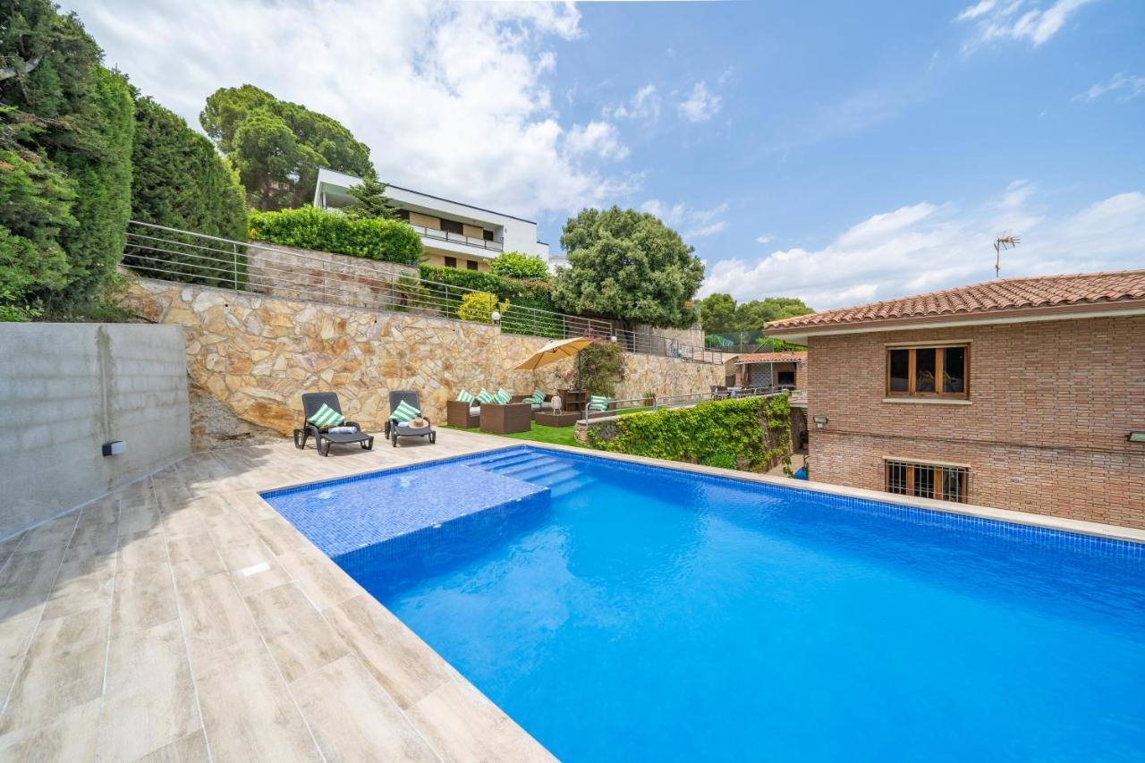 Villa Santa Cristina Lux, Ideal Familias, Frente Al Mar - Cala Treumal Blanes Buitenkant foto