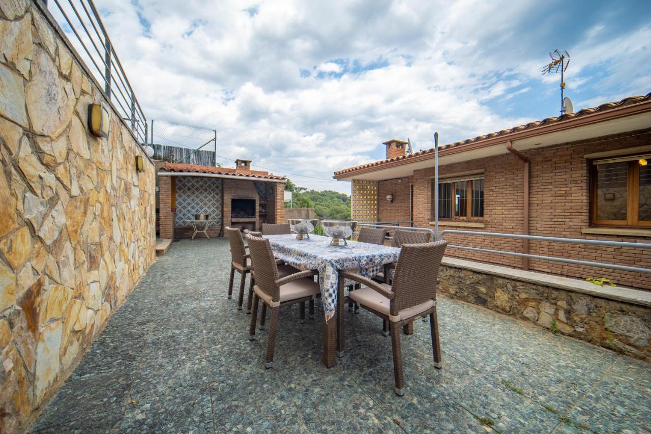 Villa Santa Cristina Lux, Ideal Familias, Frente Al Mar - Cala Treumal Blanes Buitenkant foto
