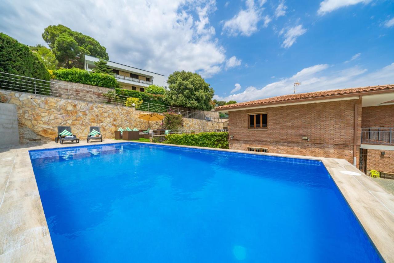 Villa Santa Cristina Lux, Ideal Familias, Frente Al Mar - Cala Treumal Blanes Buitenkant foto